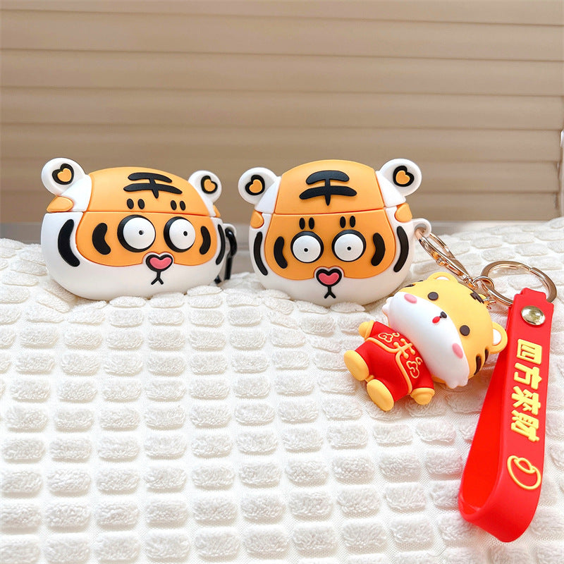 Tiger Earphone Cartoon Case