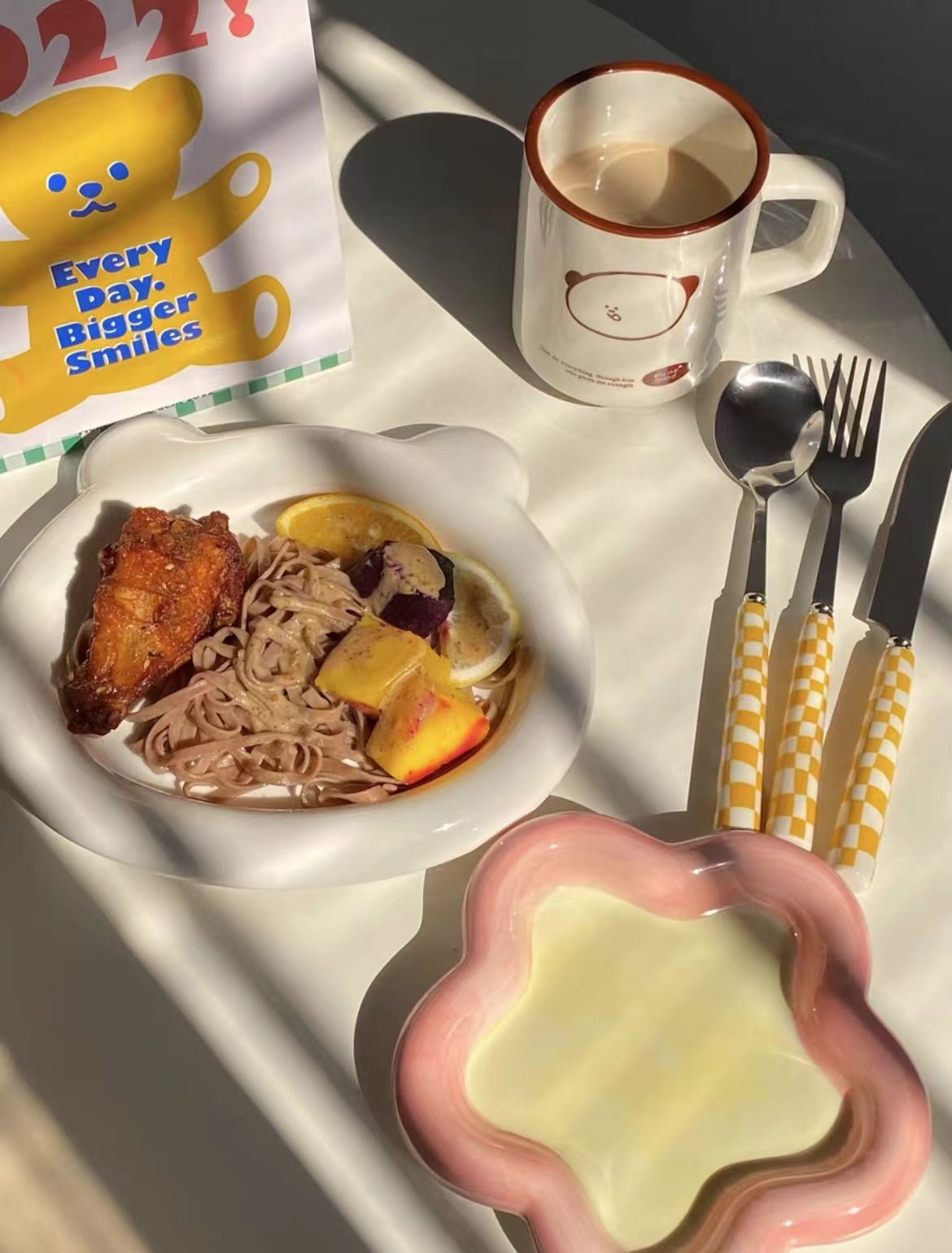 Modern Checkered Flatware