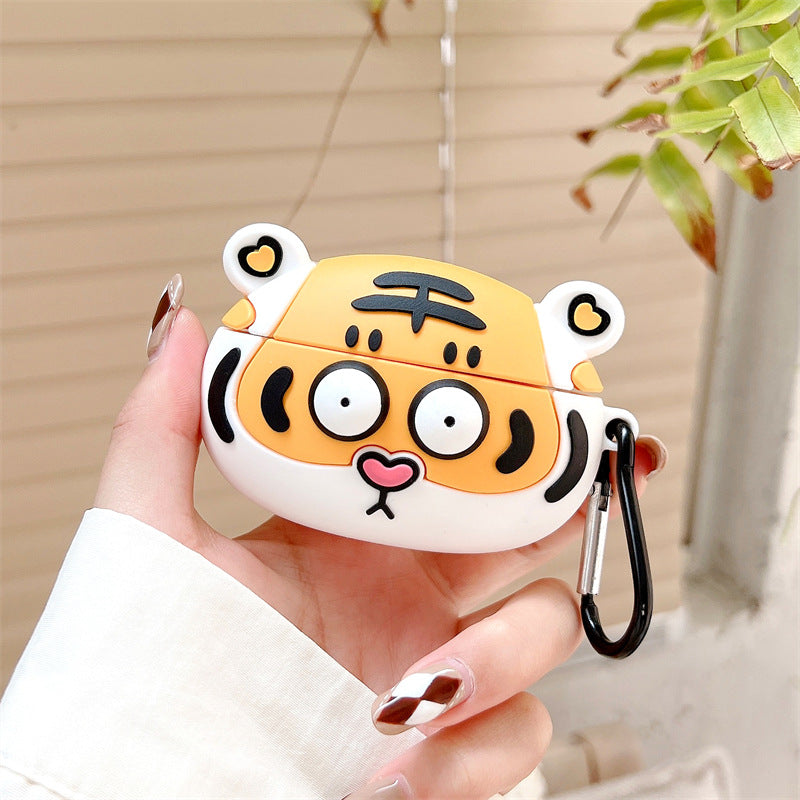 Tiger Earphone Cartoon Case