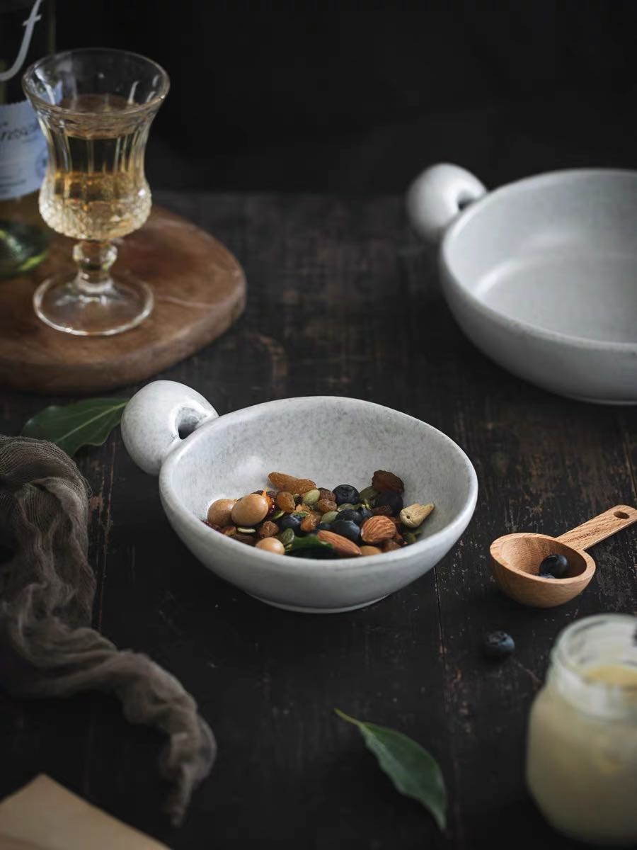 Big-Ears Ceramic Pasta Bowl