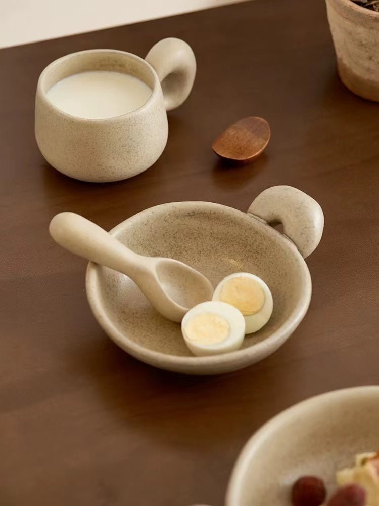 Big-Ears Ceramic Pasta Bowl