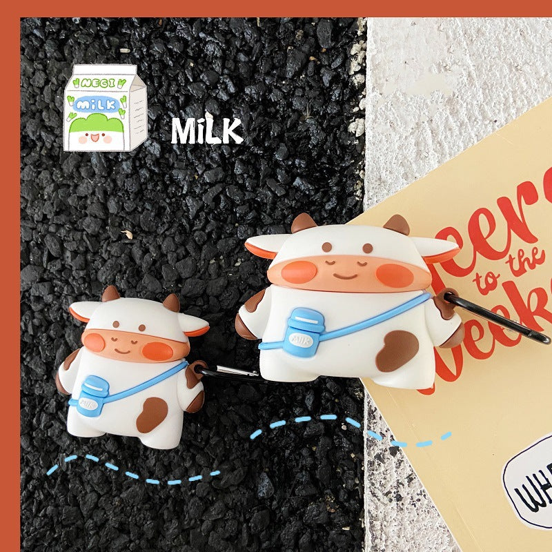 Cute Cow Earphone Cover