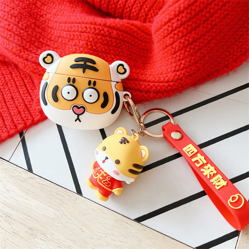 Tiger Earphone Cartoon Case