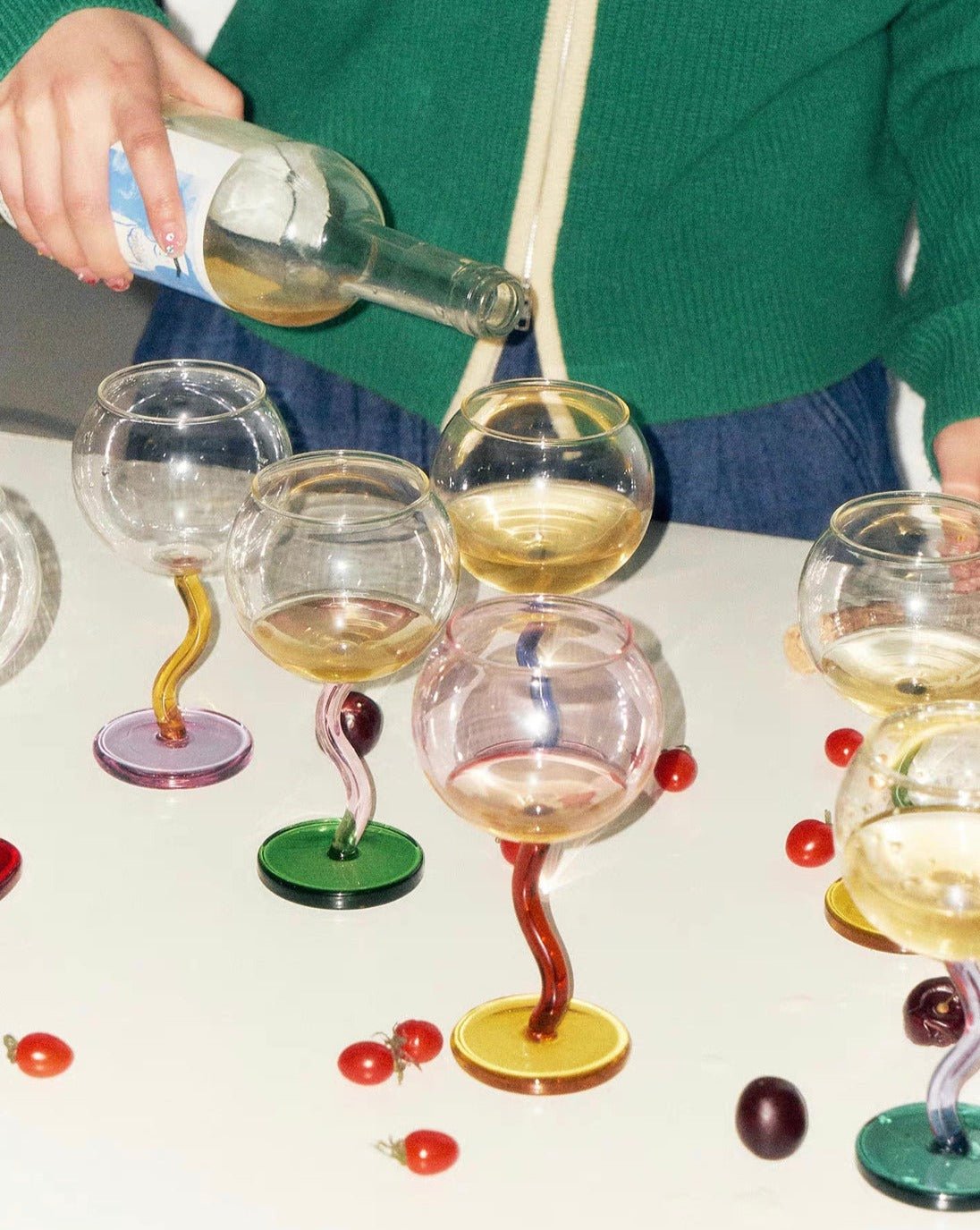 Bubble Wine Glass