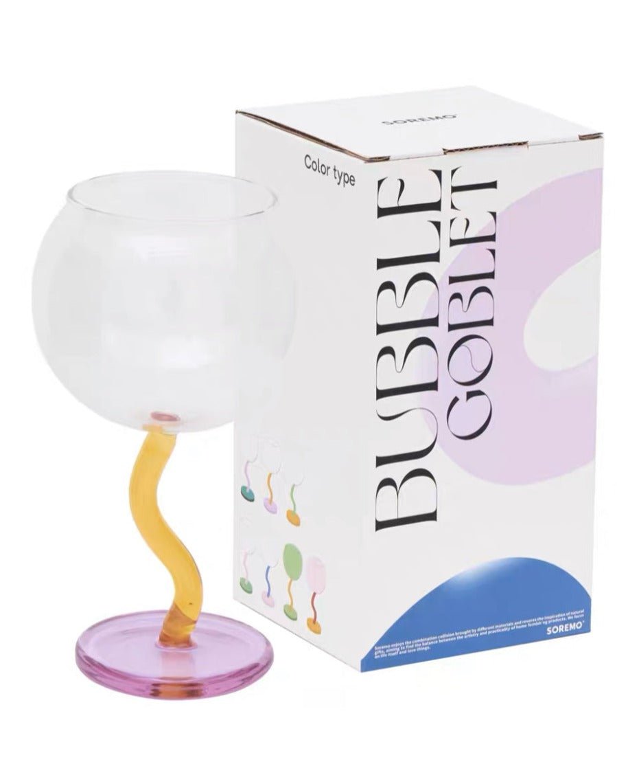 Bubble Wine Glass