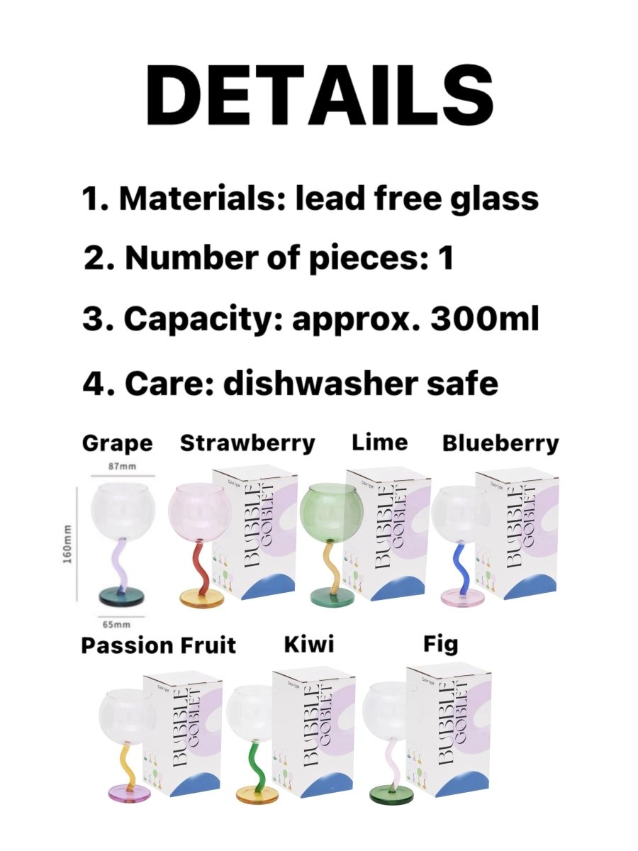 Bubble Wine Glass