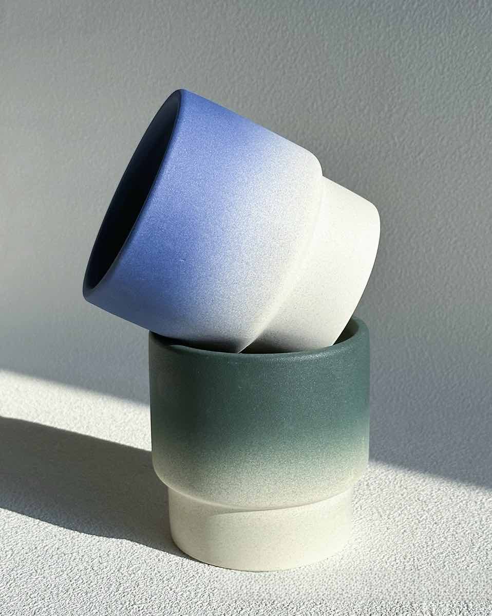 Handmade Macaron Flower Pots
