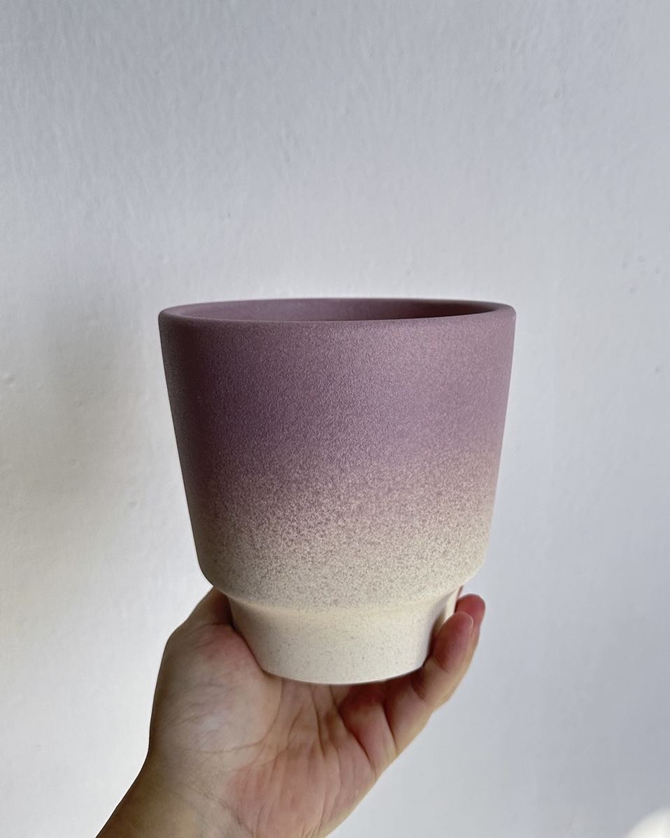 Handmade Macaron Flower Pots