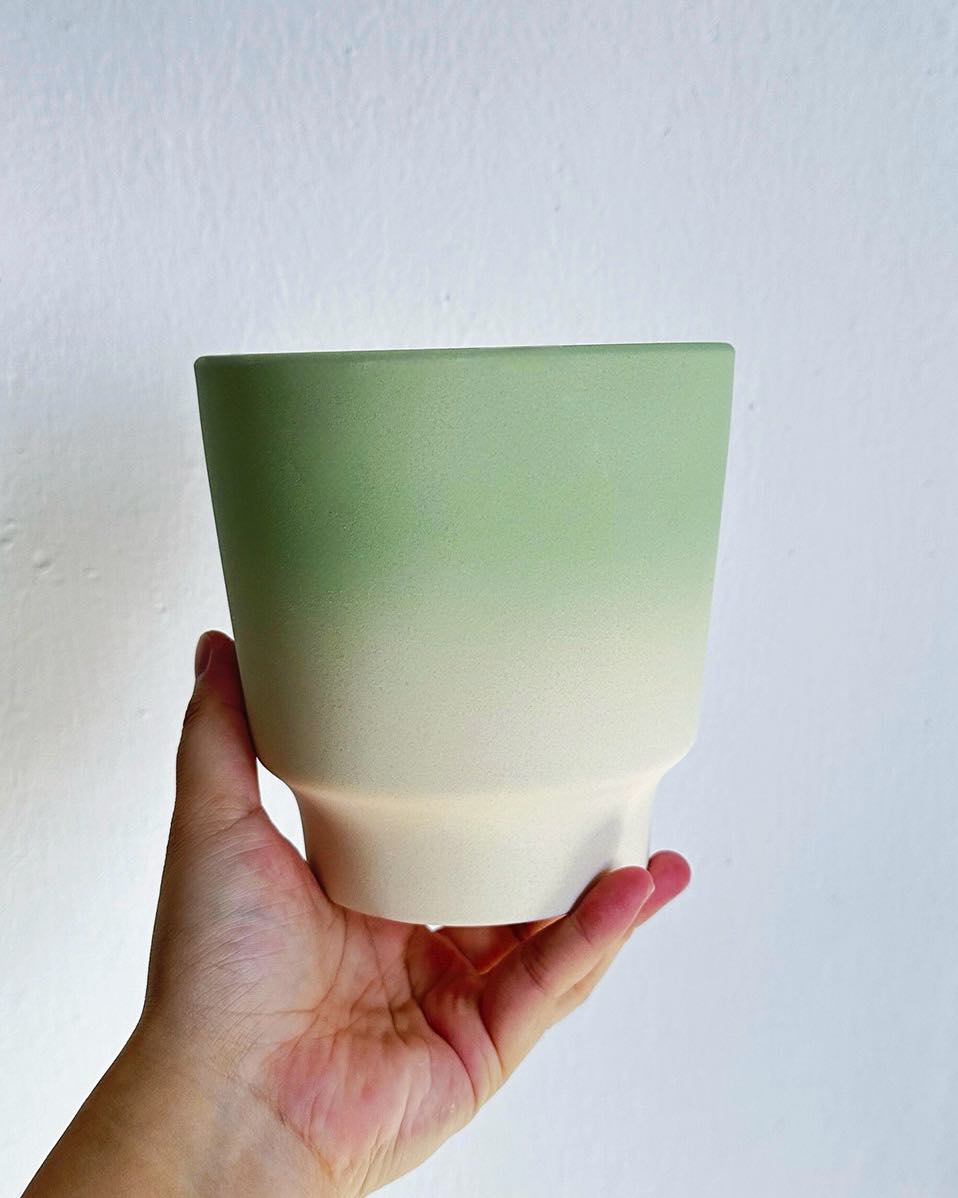 Handmade Macaron Flower Pots