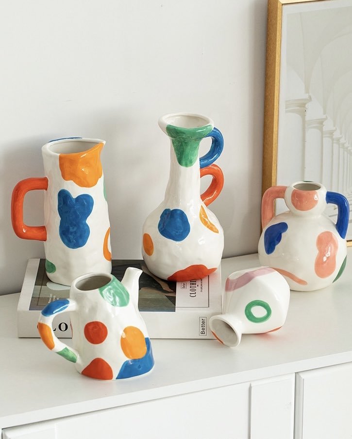 Hand-painted Ceramic Vase
