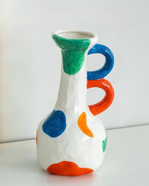 Hand-painted Ceramic Vase