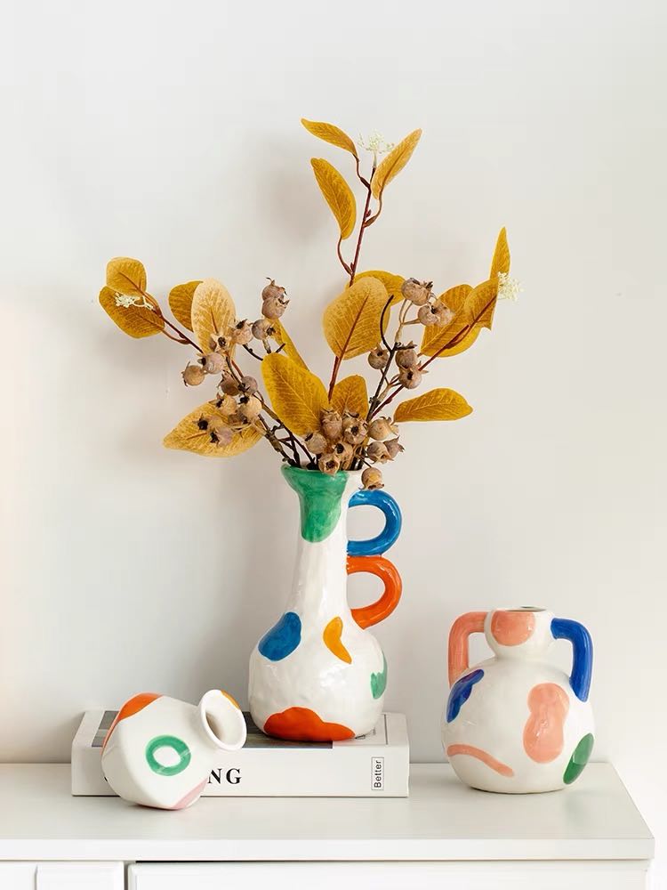 Hand-painted Ceramic Vase