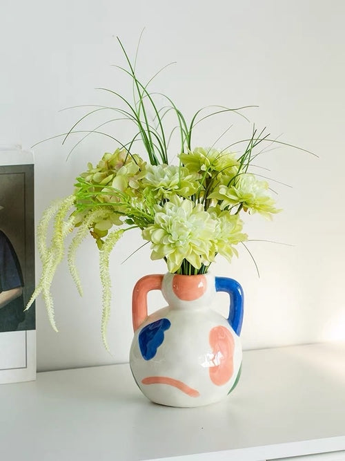 Hand-painted Ceramic Vase