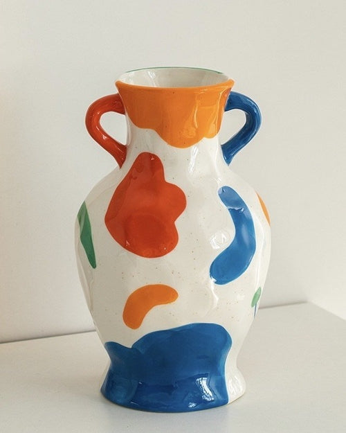 Hand-painted Ceramic Vase