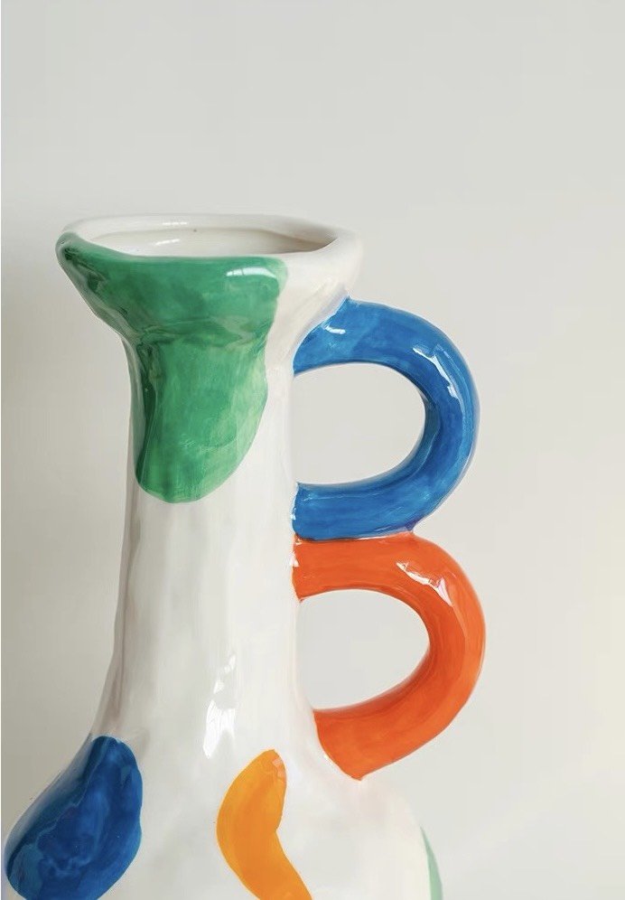 Hand-painted Ceramic Vase
