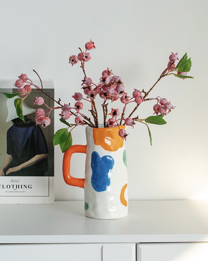 Hand-painted Ceramic Vase