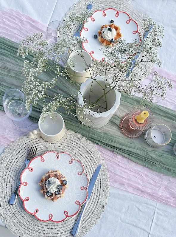 Cloud Ceramic Dinner Plate