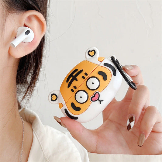 Tiger Earphone Cartoon Case