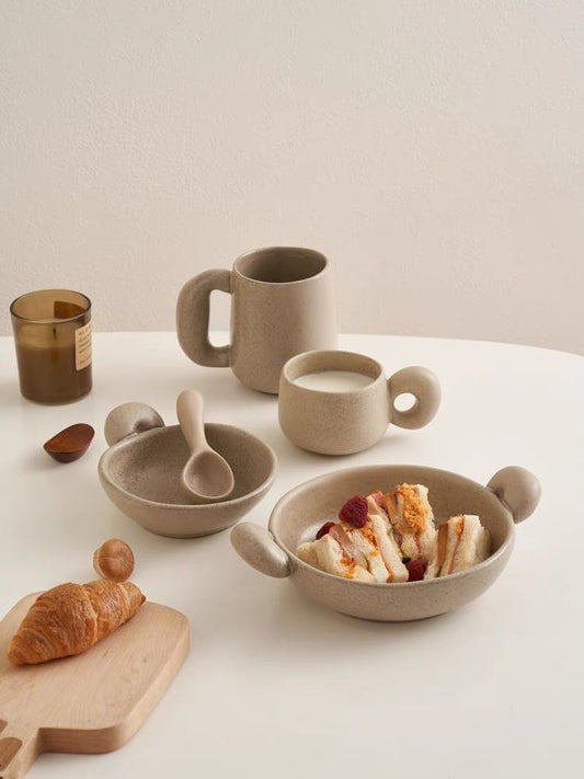 Big-Ears Ceramic Pasta Bowl