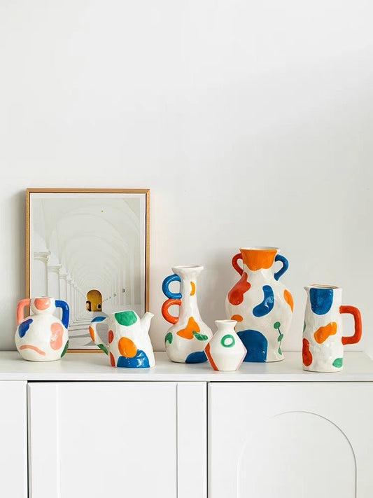 Hand-painted Ceramic Vase